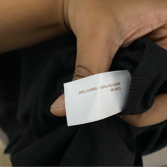 Old Navy : size : M : black slouch cowl-neck casual asymmetrical midi-dress - Picture 7 of 7